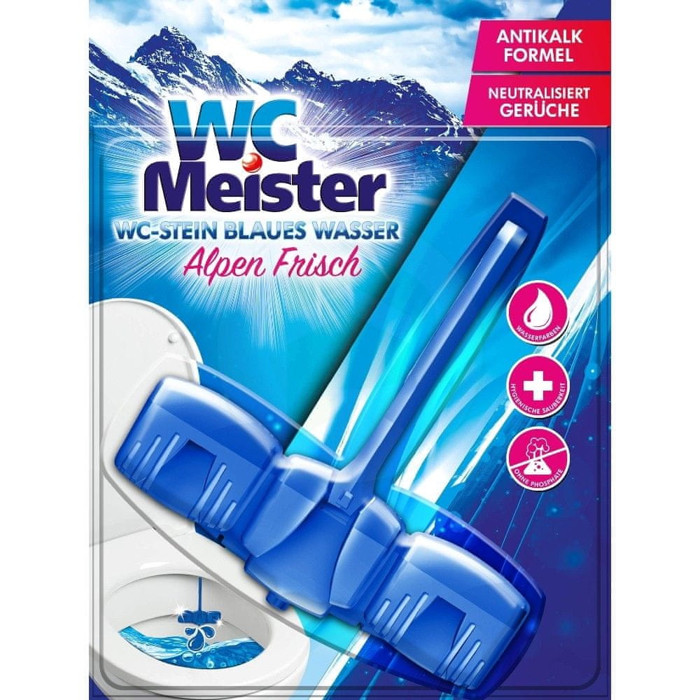 WC Meister Wc meister farbiaca záveska do wc 45g - alpská sviežosť